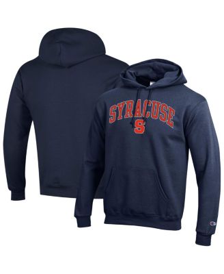 Champion - Men's Navy Syracuse Orange Arch Over Logo Pullover Hoodie
