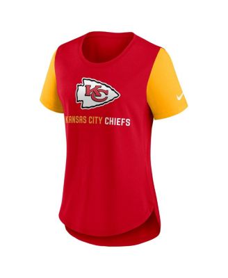 Women's Red Kansas City Chiefs Terrace Swift Tri-Blend Performance T-Shirt