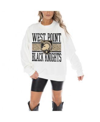 Gameday Couture - Women's White Army Black Knights Fair Catch Pullover Sweatshirt
