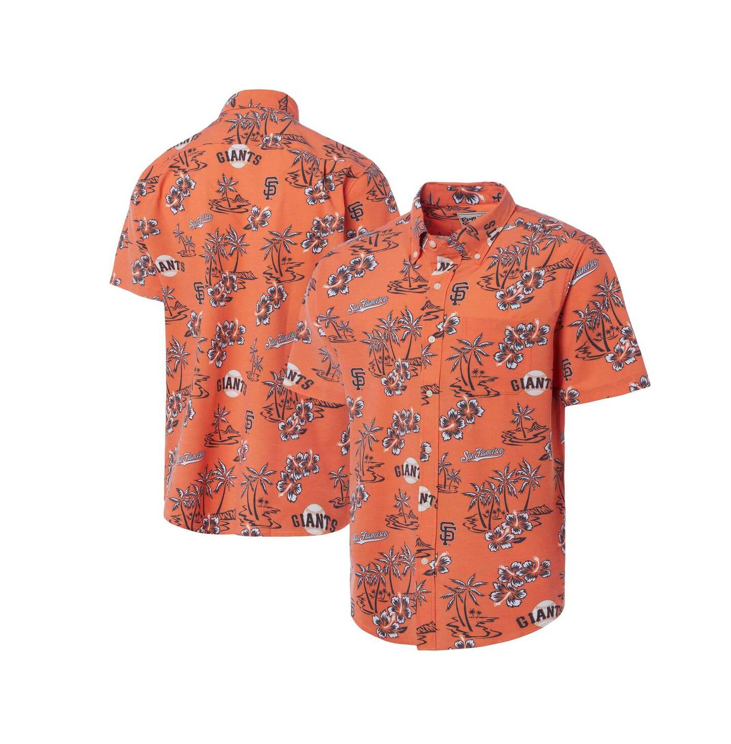 Мужская рубашка Reyn Spooner Orange San Francisco Giants Kekai Button-Down — фото 1