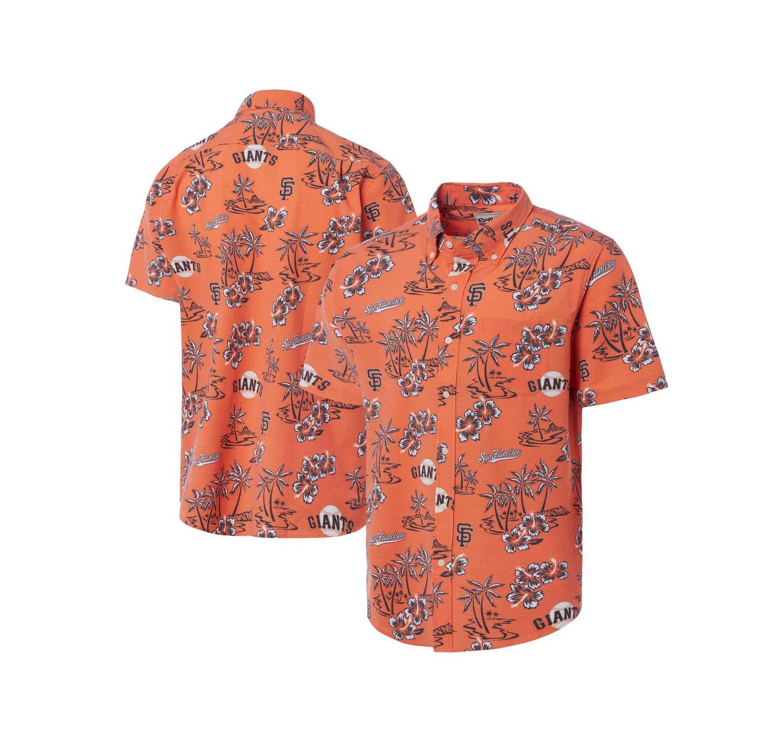 Men's Orange San Francisco Giants Kekai Button-Down Shirt
