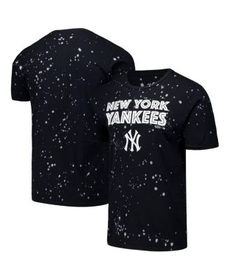 Majestic - Men's Black/White New York Yankees Splatter T-Shirt