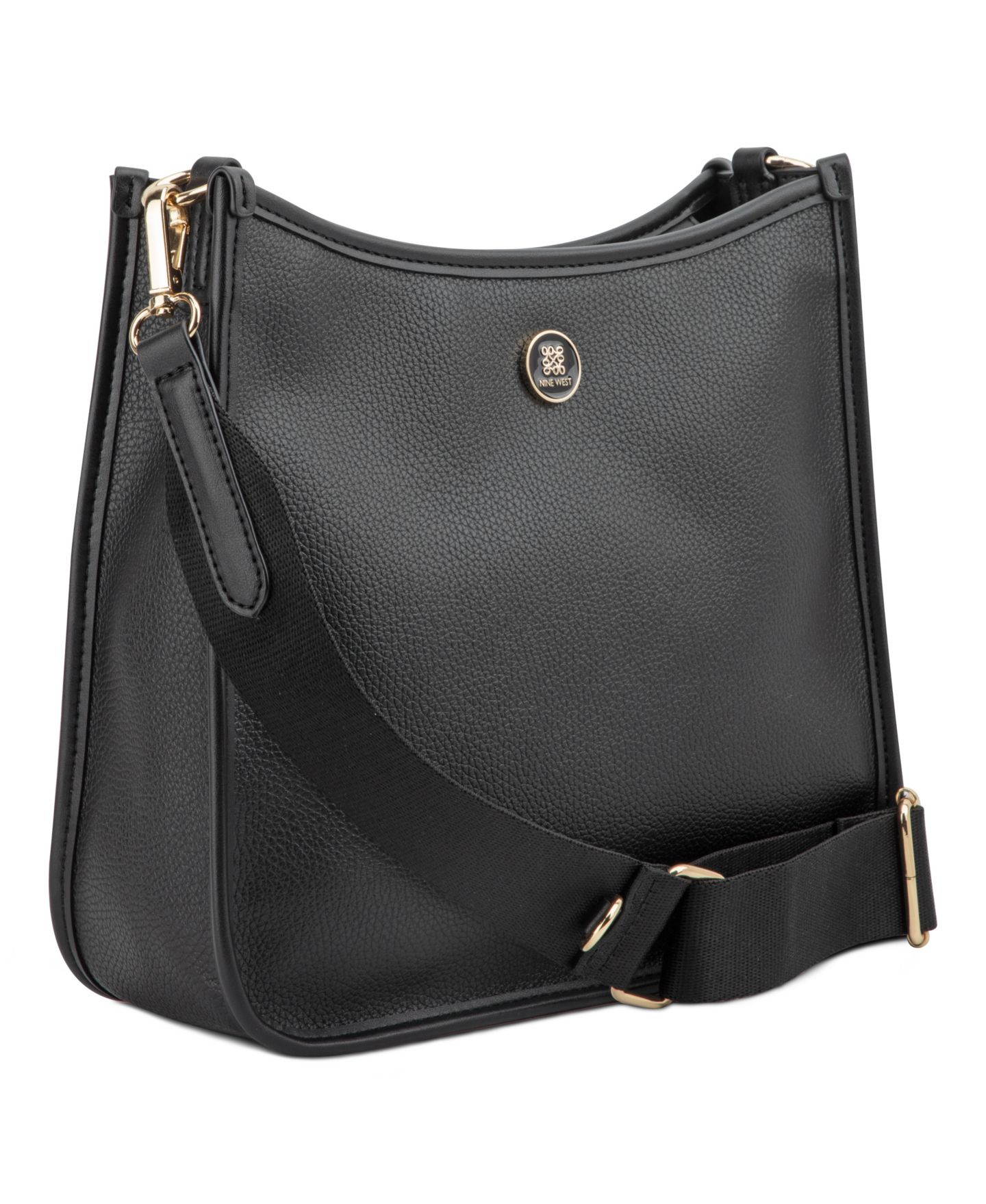 Женская сумка Nine West Nalini Large Swing Crossbody, цвет: Чёрный — фото 7