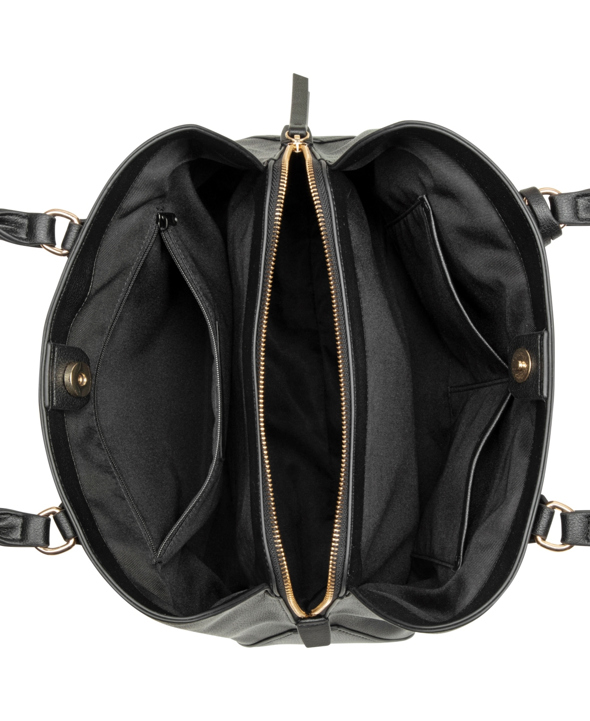 Nine West Lakelyn Carryall Large Satchel Bag In Black