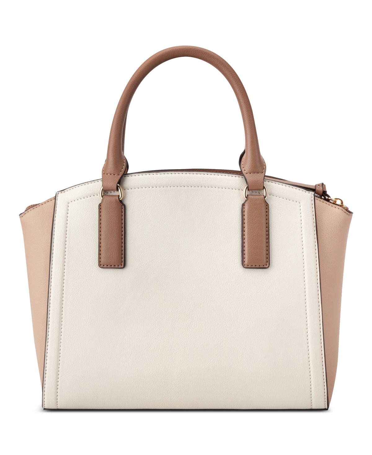 Shop Nine West Coen Medium Satchel Bag In Milk Multi