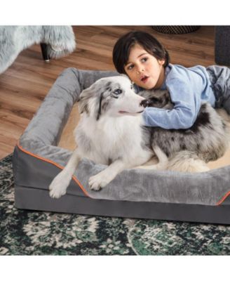 Luxury Large Warm Washable Orthopedic Pet Bed for Dogs/Cats