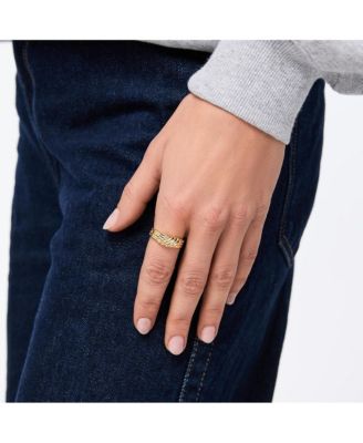 Gold Band Ring - Lydia