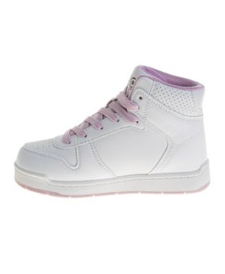 Little and Big Girls Lace Up High Top Sneakers
