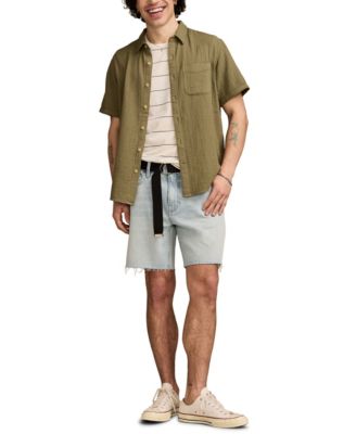 Men's Double Gauze Short Sleeve Shirt