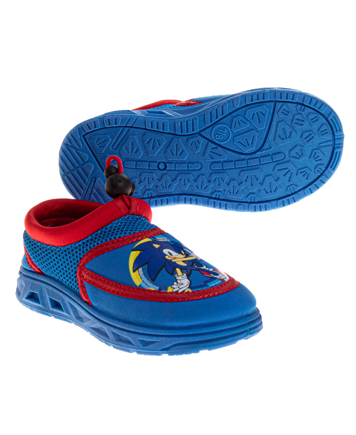 Sonic The Hedgehog Toddler Boys Dual Sizes Water Shoe