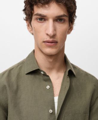 Men's Classic-Fit Linen Shirt