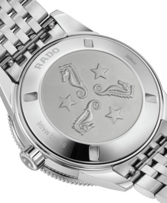 Men's Swiss Automatic Captain Cook Stainless Steel Bracelet Watch 39mm