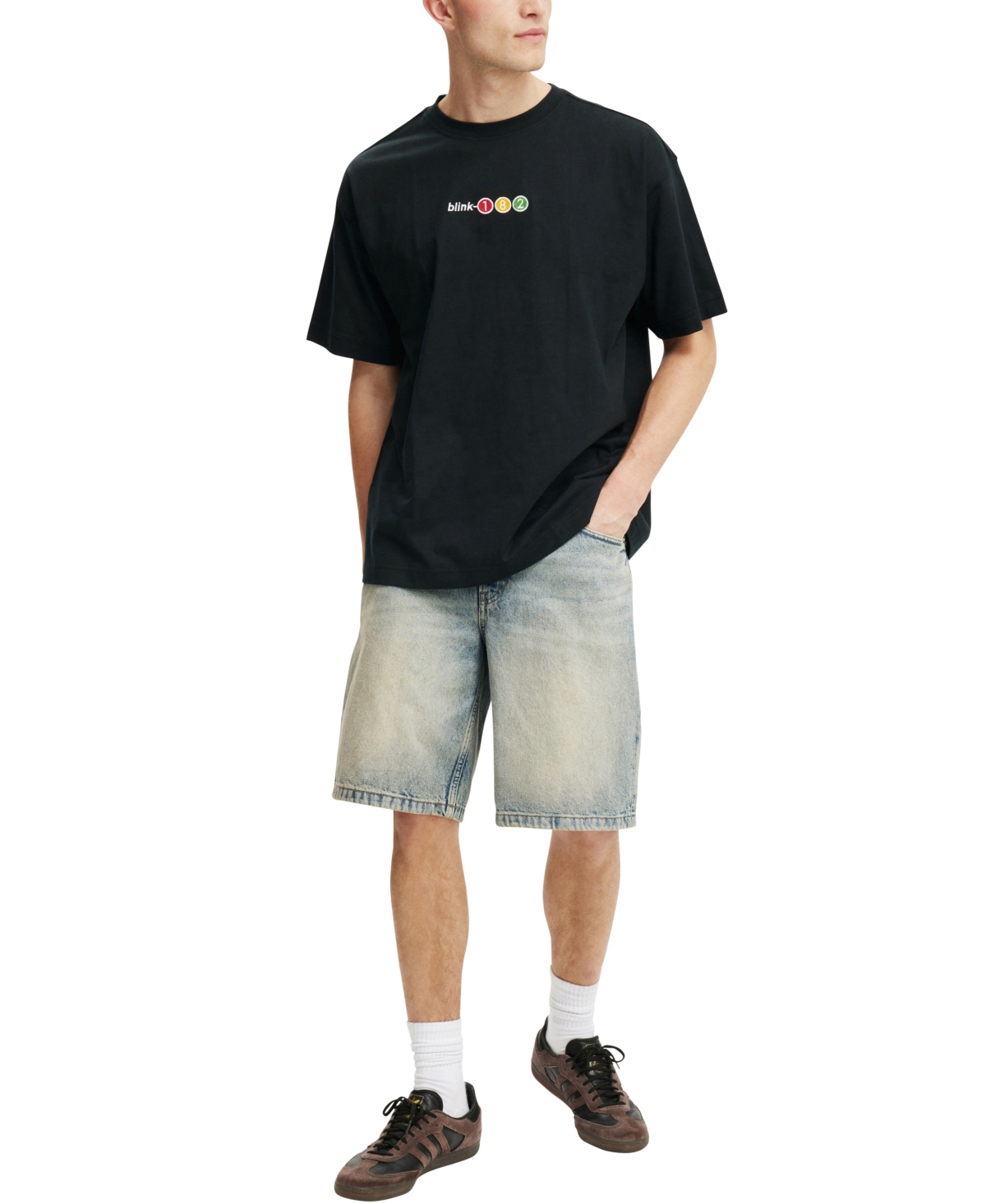 COTTON ON MEN'S BOX FIT PREMIUM MUSIC T-SHIRT 