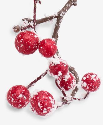 Nordic Wonderland Red Berry Pick Ornament, Macy's Exclusive