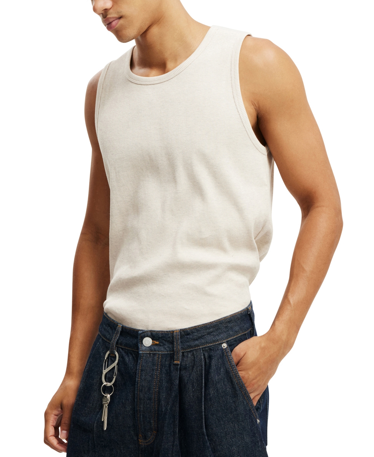 Cotton On Men's Rib Tank Top