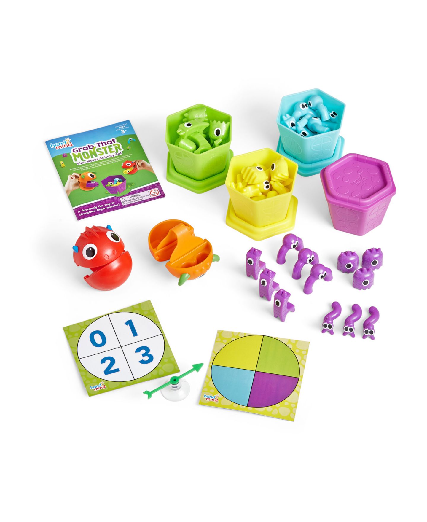Детские игрушки Hand2Mind Grab That Monster Fine Motor Activity Set — фото 3