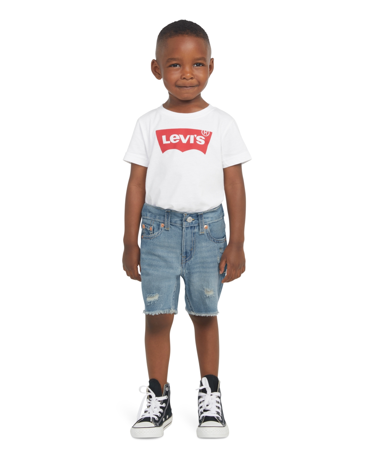 Levi's Toddler Boys Unbasic 511 Denim Shorts In Newport Festival