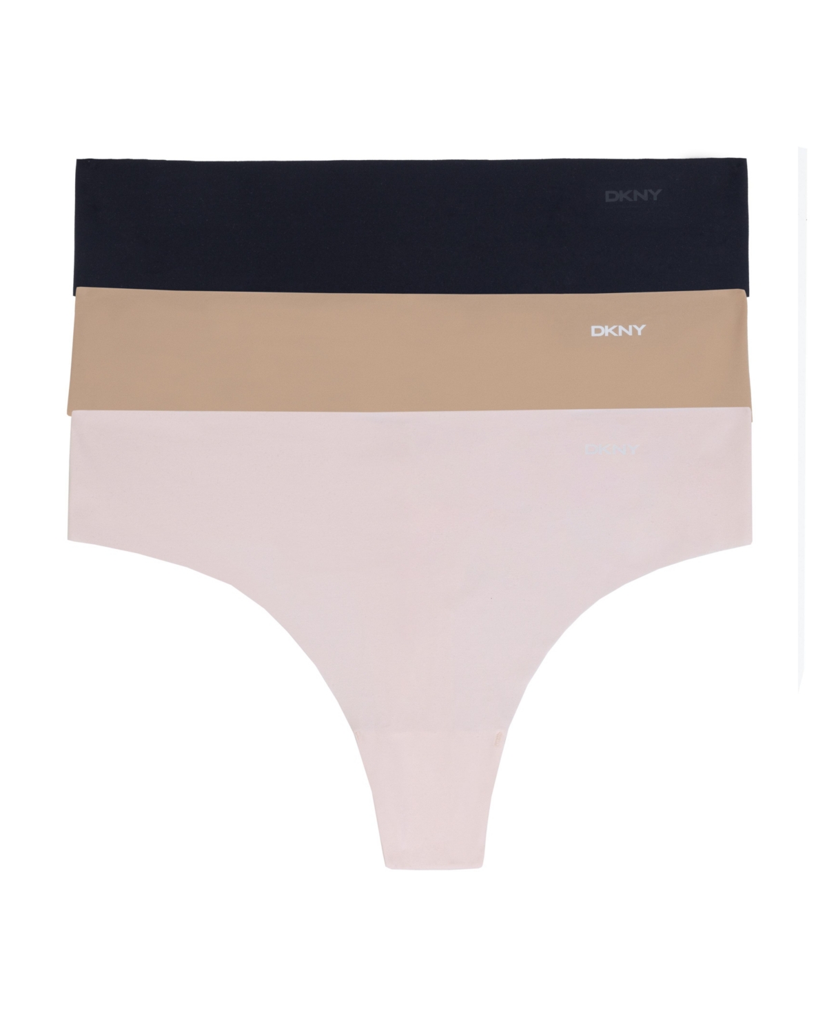 Women's Litewear Cut Anywear Thong Underwear 3 Pack - Black