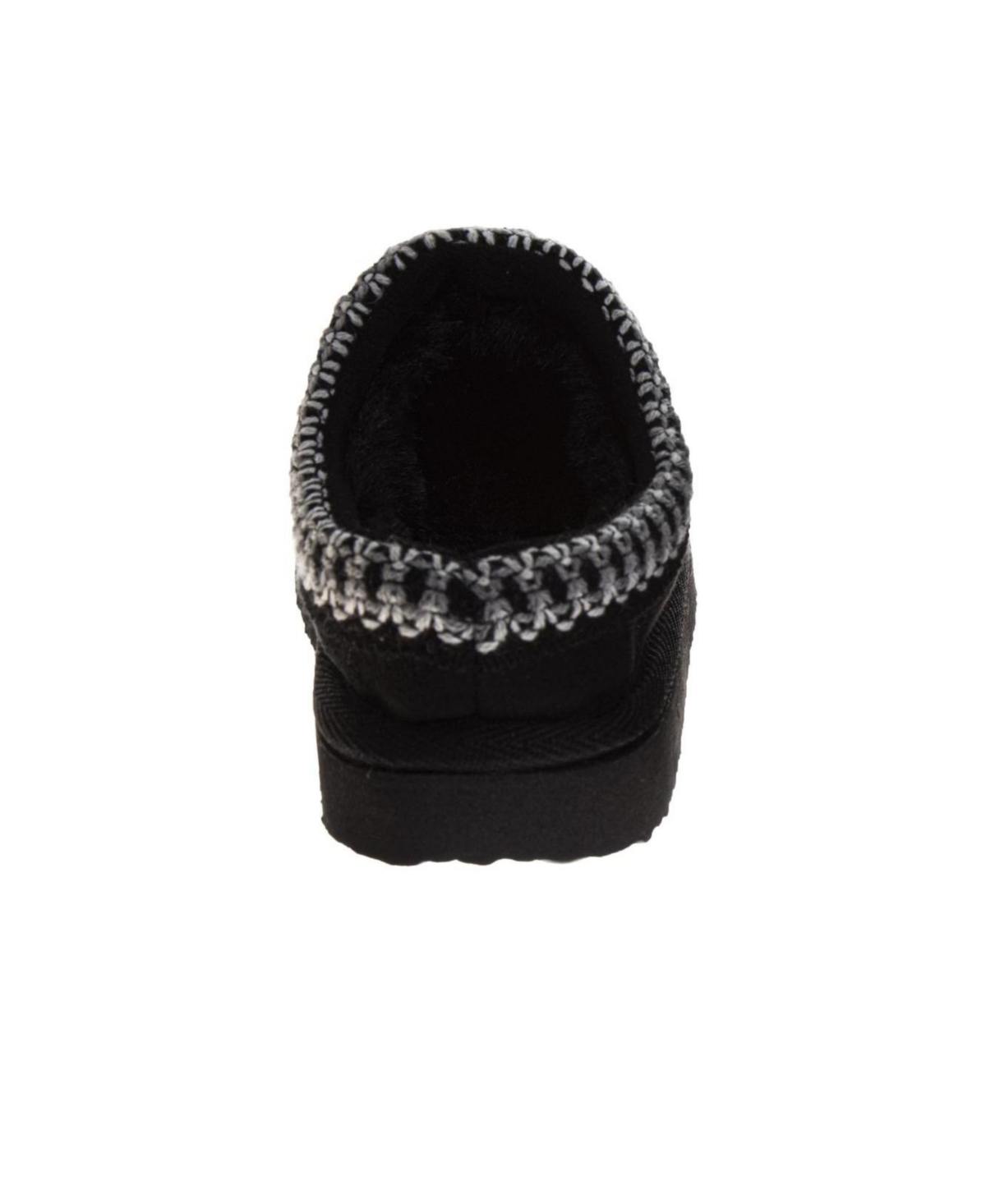 Josmo Little And Big Girls Comfy Slip On Slippers In Black