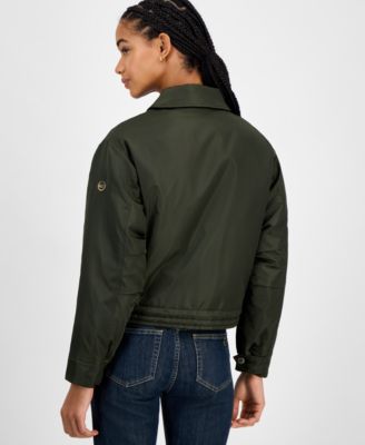 MICHAEL Women's Reversible Bomber Barn Jacket