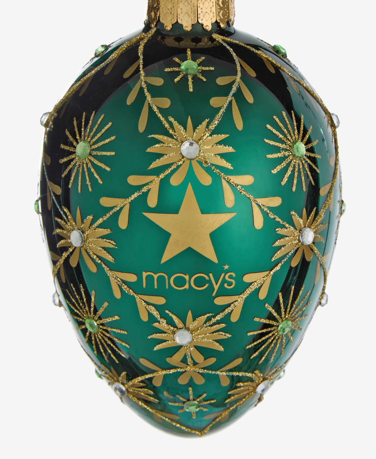 Holiday Lane Gilded Glamour Jeweled Egg Ornament, Macy's Exclusive