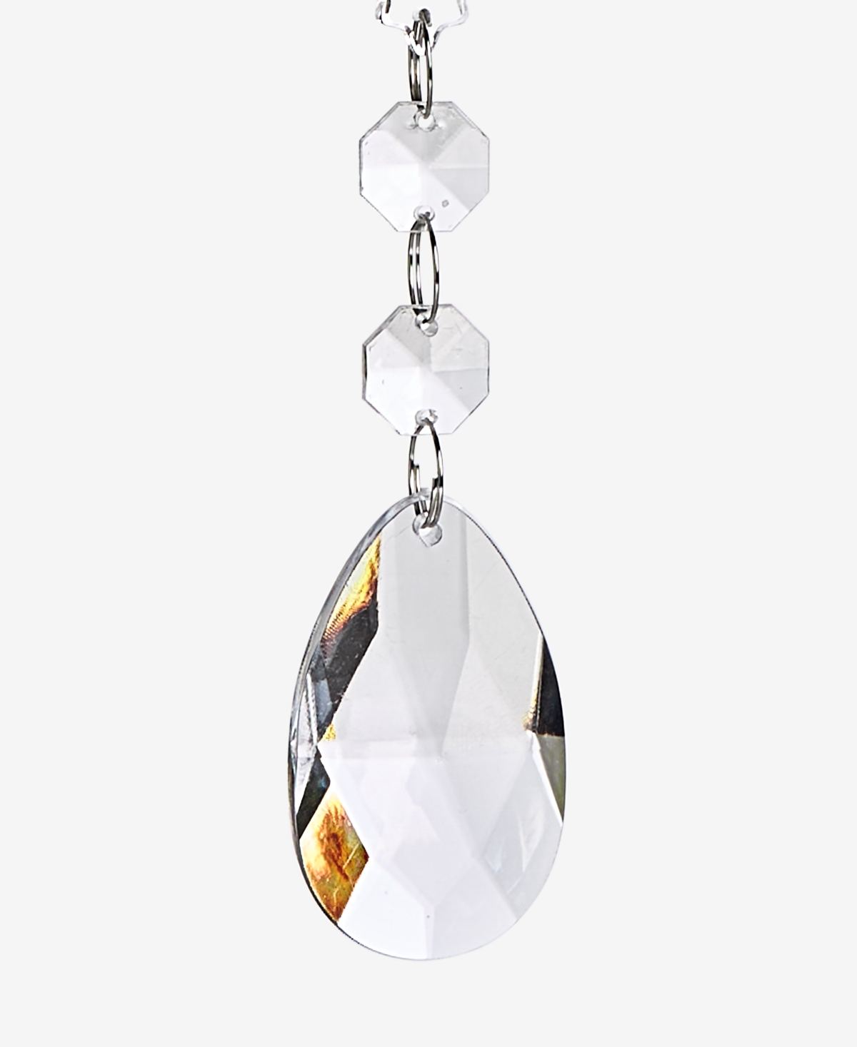 Holiday Lane Iced Delight Glass Pendant Ornament, Macy's Exclusive In Transparent