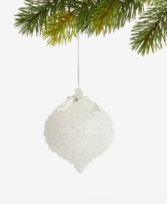 Holiday Lane - Iced Delight Glass Onion Ornament