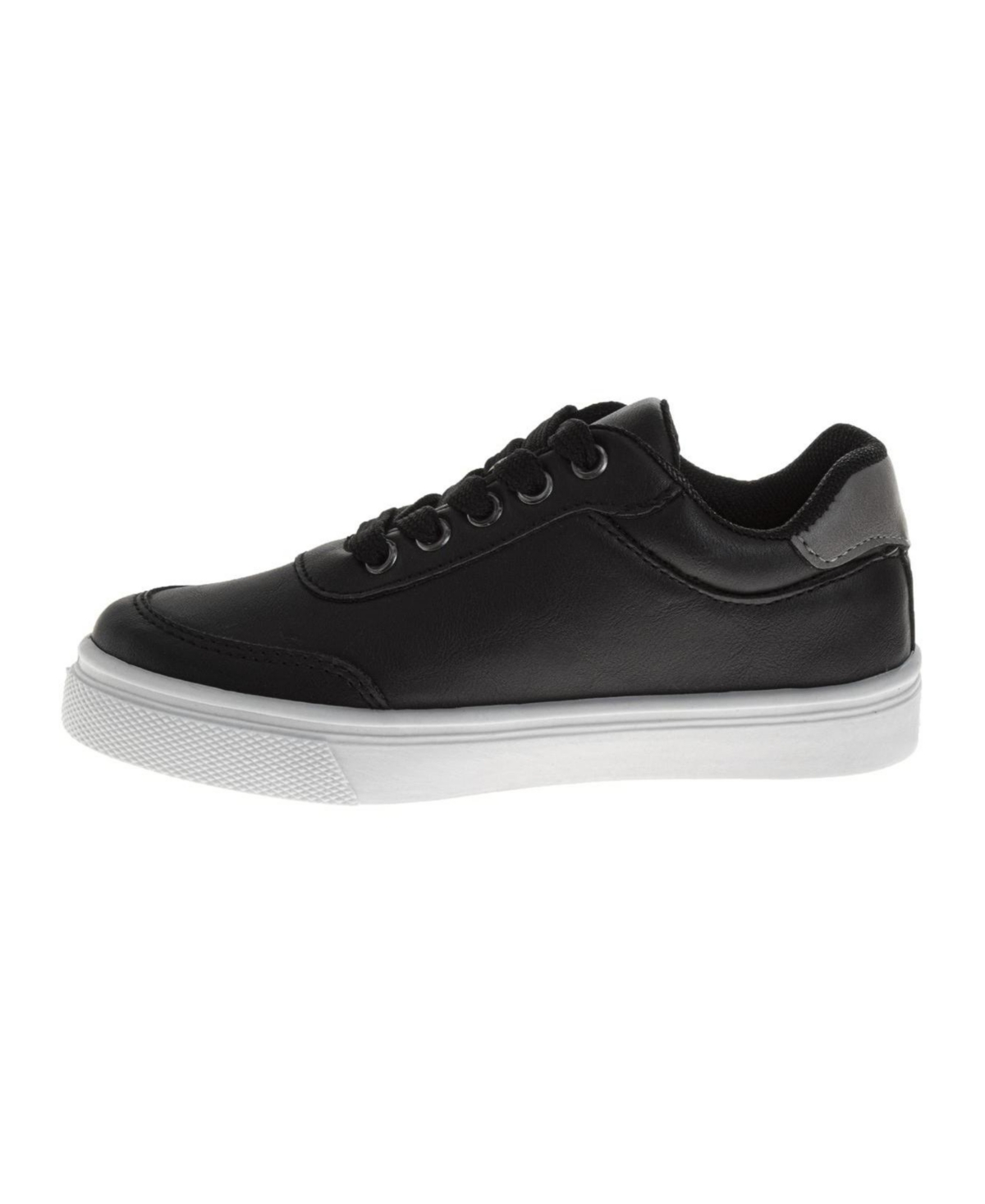 Josmo Kids' Low Top Sneaker In Black Patent