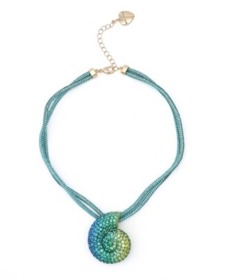 Mermaid Jewels Shell Pendant Rope Necklace