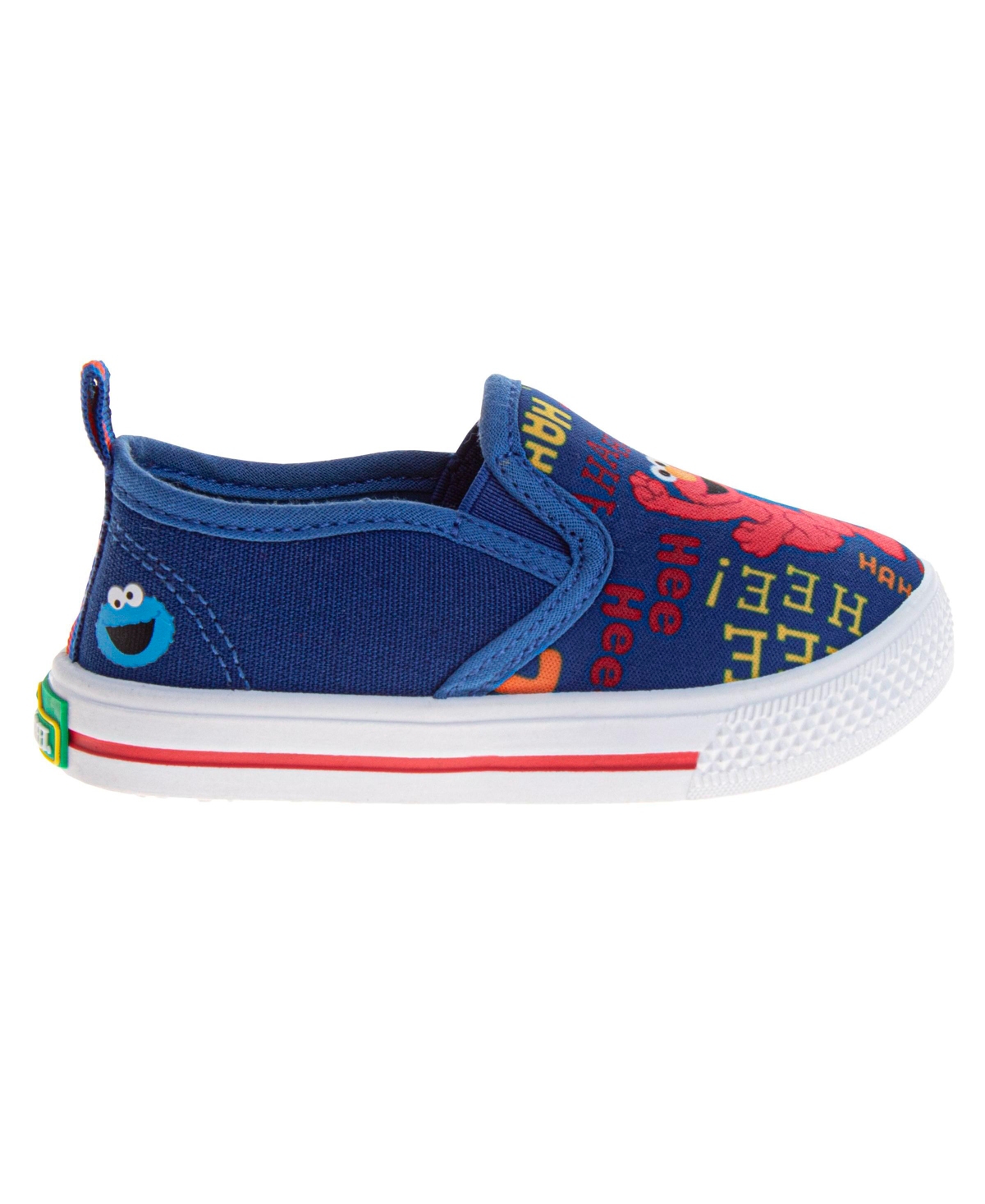 Sesame Street Toddler Girls Slip On Sneakers In Blue