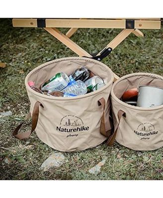 Collapsible Bucket, Folding Bucket Wash Basin with Handle, Portable Water Container 20L for Camping Fishing Travelling