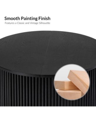 wood Hilario Round Coffee Table