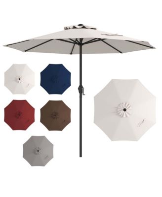 Outdoor Patio Umbrella Modern Table Umbrella w/8 Heavy Duty Ribs Sun-proof