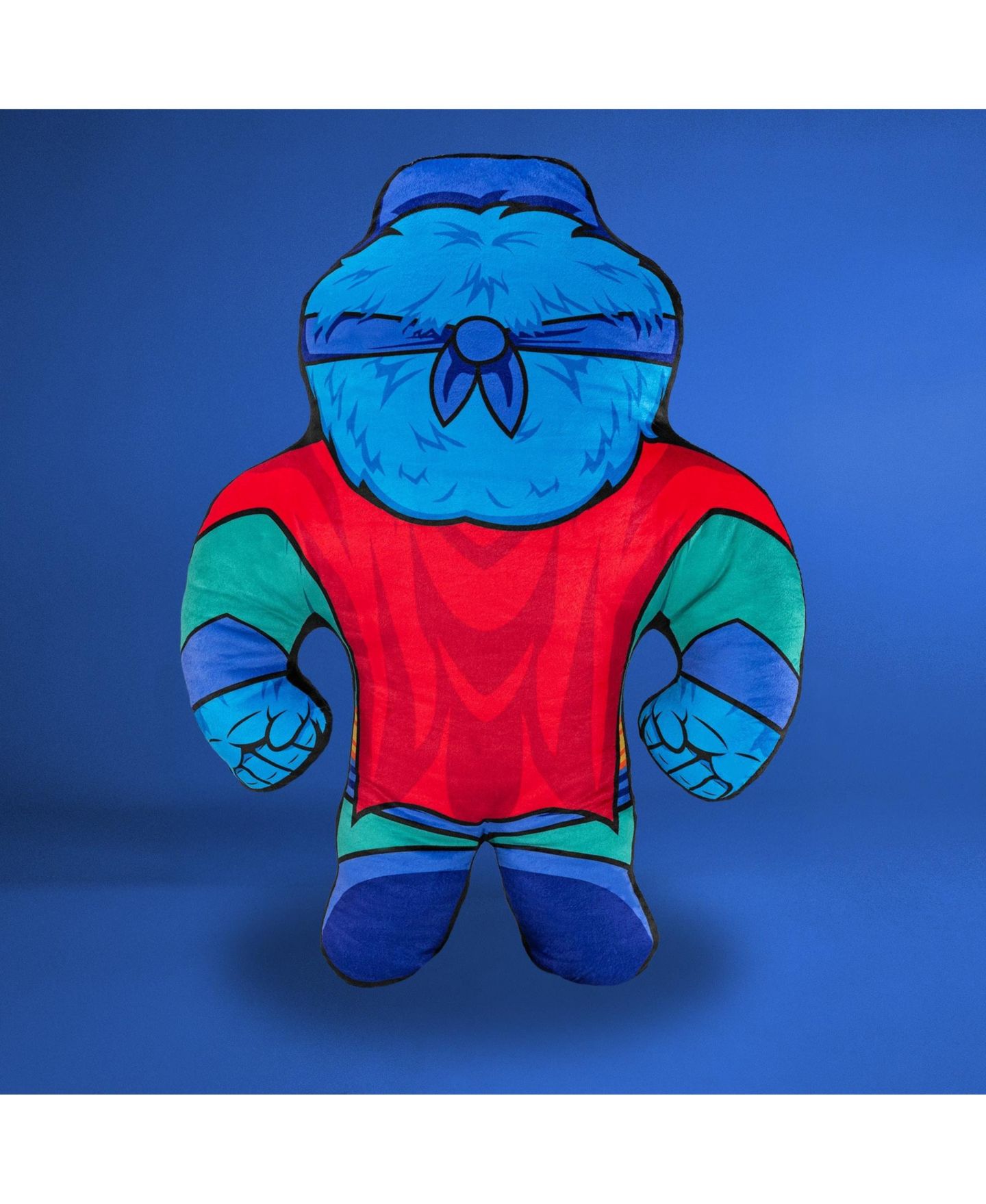 Детская мягкая игрушка Bleacher Creatures Cookie Monster Superhero 24" Bleacher Buddy Plush — фото 2