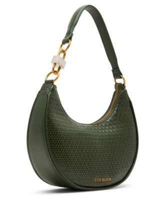 Lohan-W Embossed Woven Small Hobo Bag