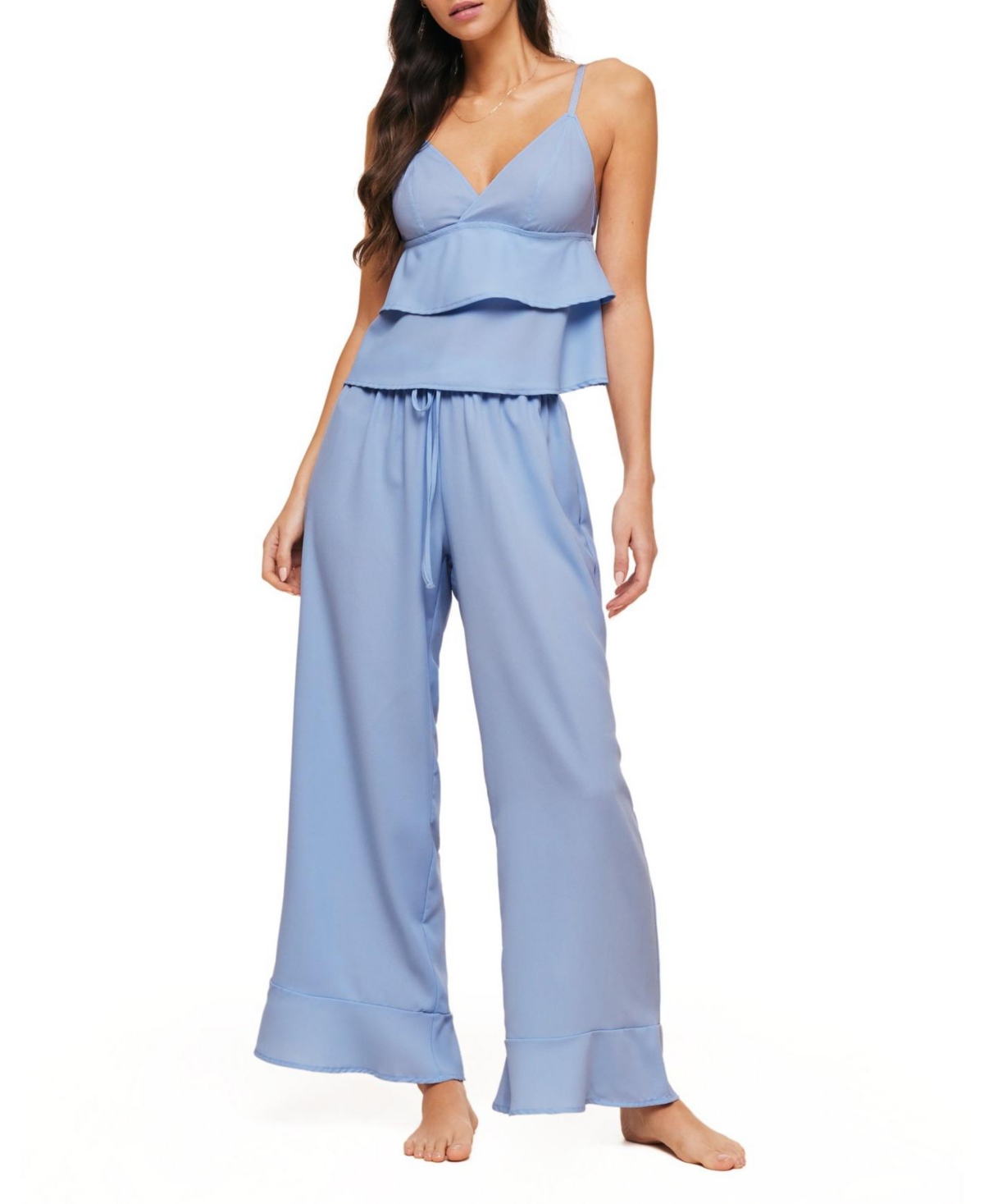 Women's Brigita Pajama Cami & Pants Set - Medium blue