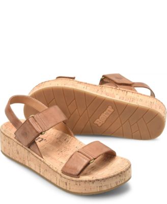 Women's Sloan Round Toe Wedge Sandals