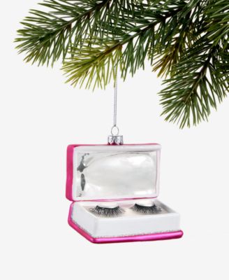 Holiday Lane - Eclectic Charm Glass Eyelash Box Ornament