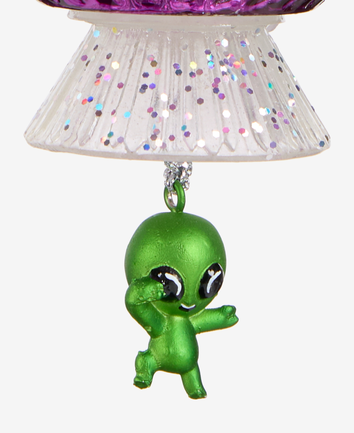 Holiday Lane Eclectic Charm Glass Ufo Ornament. Macy's Exclusive