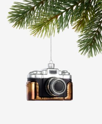 Holiday Lane - Eclectic Charm Glass Camera Ornament