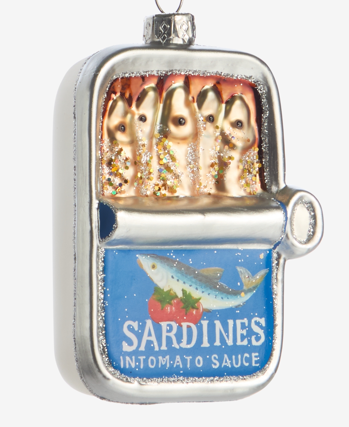 Holiday Lane Foodie Sardine Can Ornament, Macy's Exclusive In Transparent
