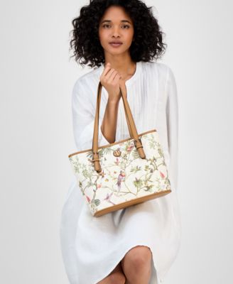 【Giani Bernini】ペブルチューリップラージトート Giani Bernini Tropical Tulip Tote Bag, Exclusively at Macy's