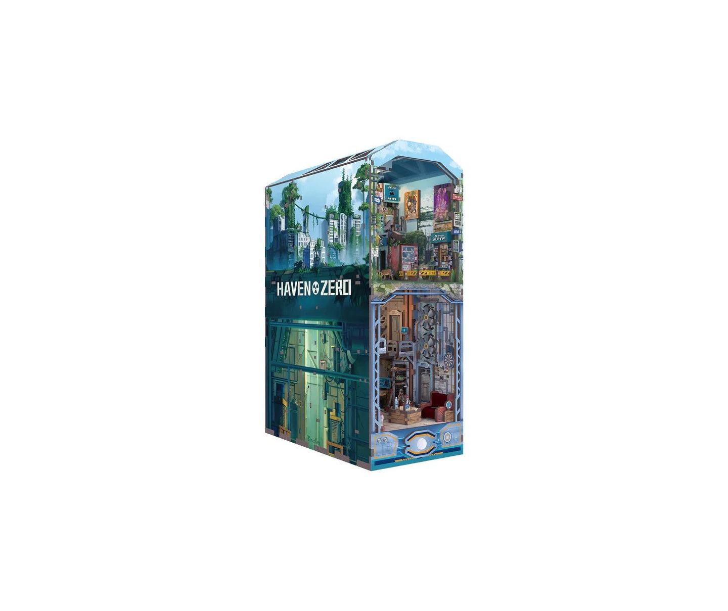 Детский конструктор Flash Popup Post-Apocalyptic Haven Zero 448-Piece 3D Wooden Book Nook Building Set, Ages 14+ — фото 1