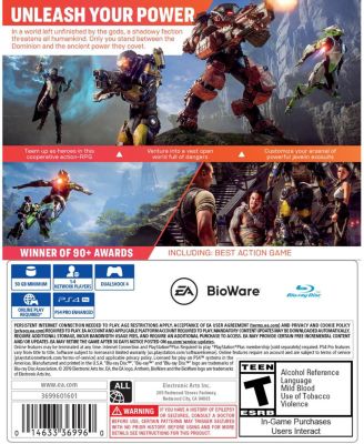 Anthem for PlayStation 4