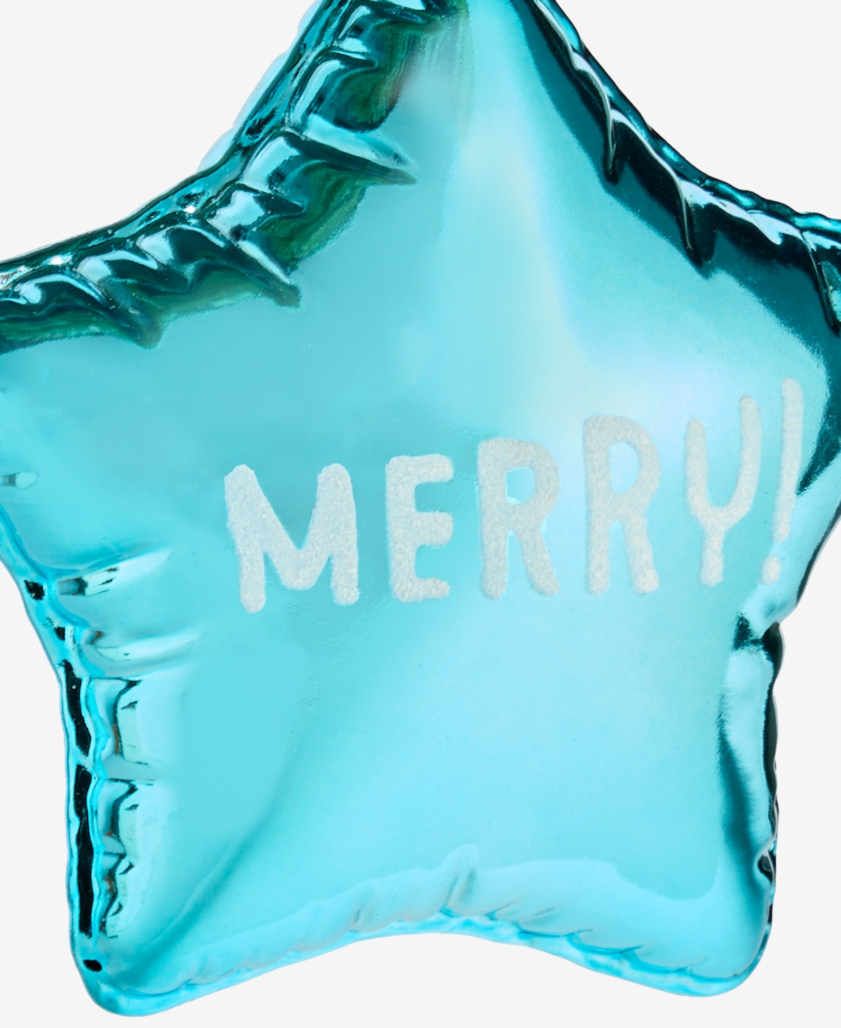 Holiday Lane Merry Magic Blue Puffy Star Ornament, Macy's Exclusive In Blue