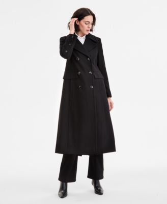 Women's Double-Breasted Maxi Coat