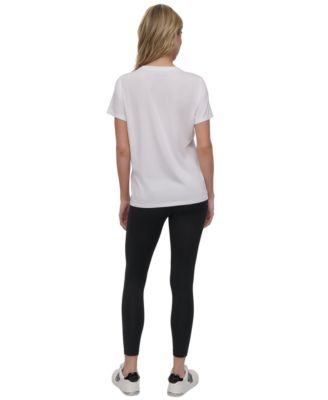 Women's Colorblocked-Logo Crewneck T-Shirt