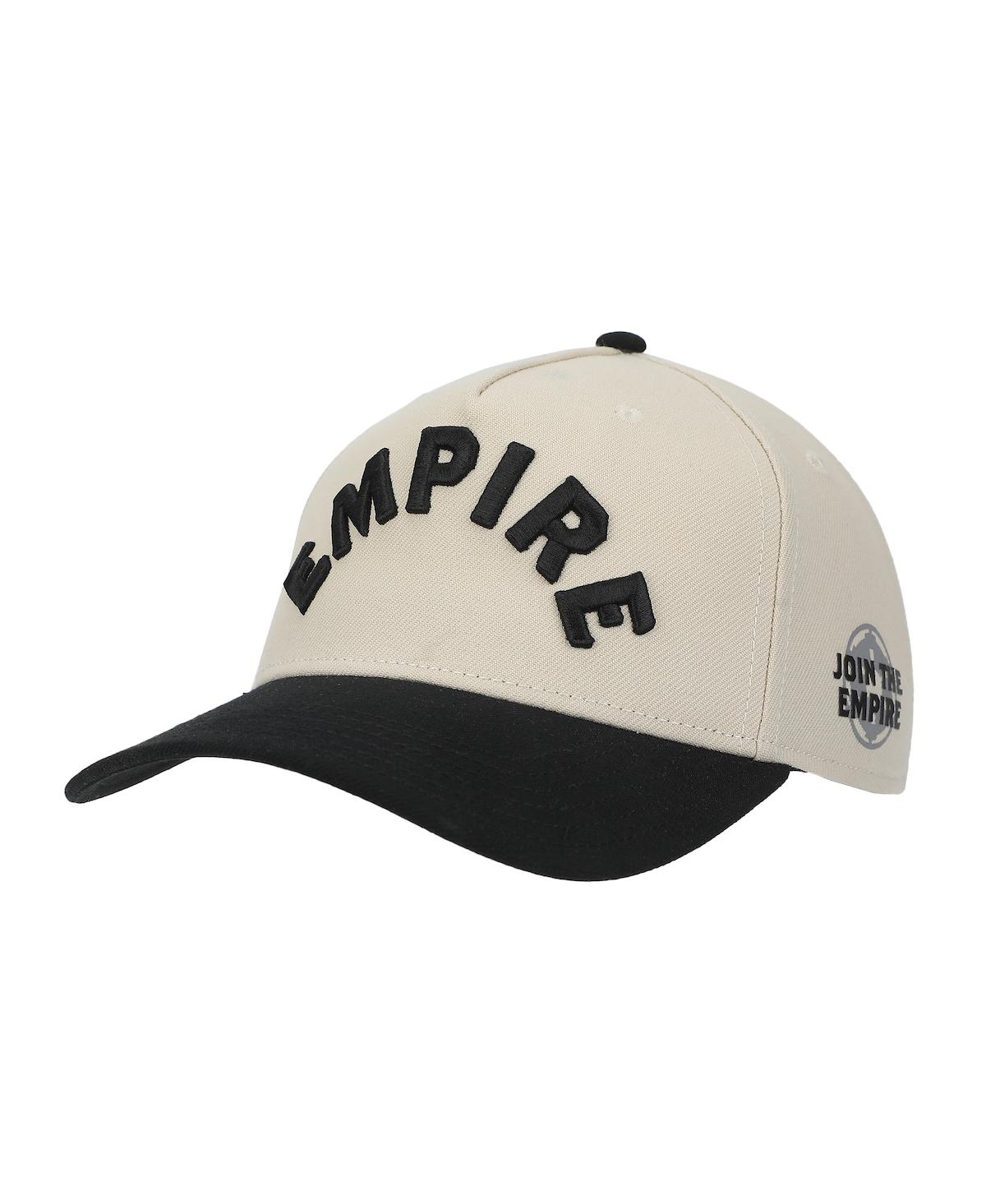 Men's Empire White & Black A-Frame Snapback Hat - Star wars empire