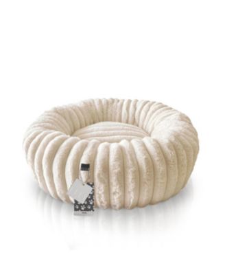 Round Wide Wale Pet Cuddler Bed, Anti-Skid Bottom, Bedding for Dogs and Cats