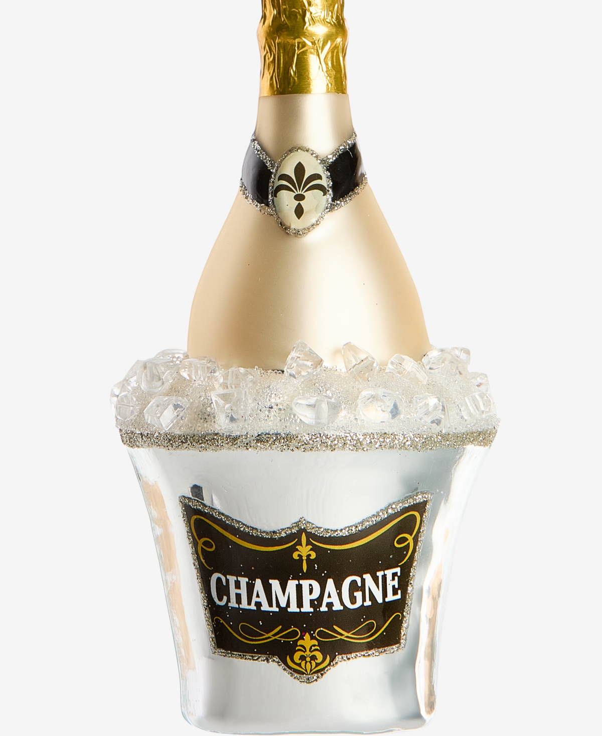 Holiday Lane Spirits Champagne On Ice Ornament, Macy's Exclusive